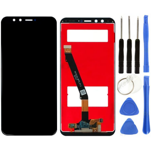 TE Huawei P Smart 2018 Uyumlu Lcd Ekran Dokunmatik Siyah + Tamir Seti