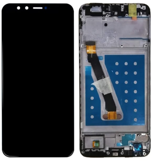 TE Huawei P Smart 2018 Uyumlu Çıtalı HK Lcd Ekran Dokunmatik Siyah