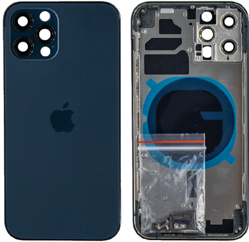 iPhone 12 Pro Uyumlu Boş Kasa Mavi