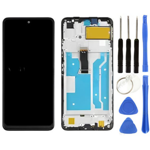 TE Huawei P Smart 2021 Uyumlu Çıtalı HK Lcd Ekran Dokunmatik + Tamir Seti