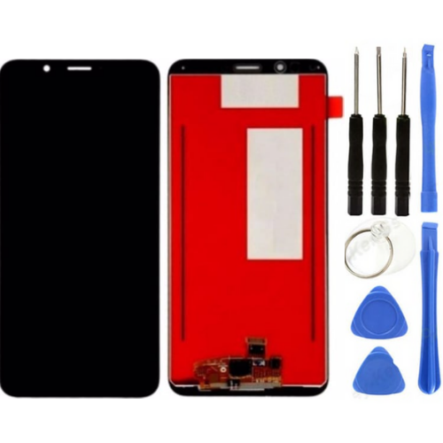 TE Huawei Y7 2018 Uyumlu HK Lcd Ekran Dokunmatik Siyah + Tamir Seti
