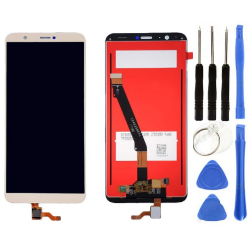 TE Huawei P Smart 2018 Uyumlu HK Lcd Ekran Dokunmatik Gold + Tamir Seti