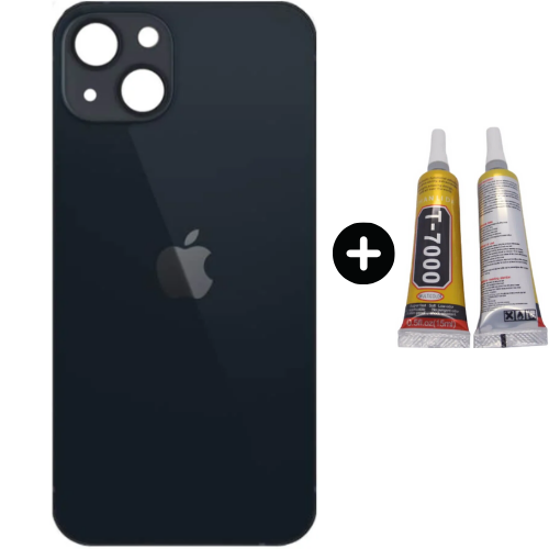  iPhone 13 Uyumlu Arka Pil Batarya Kapak Siyah + B7000