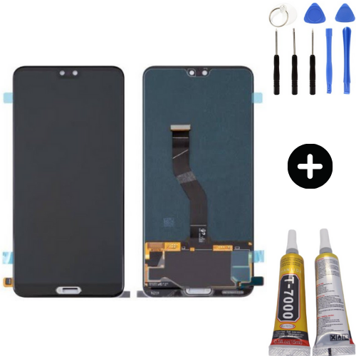 TE Huawei P20 Pro Uyumlu HK Lcd Ekran Dokunmatik + Montaj Seti