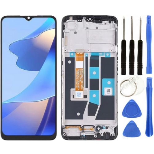 TE Oppo A16 Çıtalı Lcd Dokunmatik Ekran + Tamir Seti
