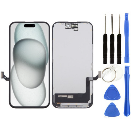  iPhone 15 Uyumlu Soft OLED Lcd Dokunmatik Ekran + Tamir Seti