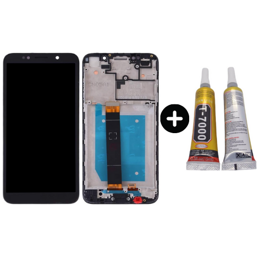 TE Huawei Y5 2018 Uyumlu Çıtalı A Kalite Lcd Ekran Dokunmatik + B7000