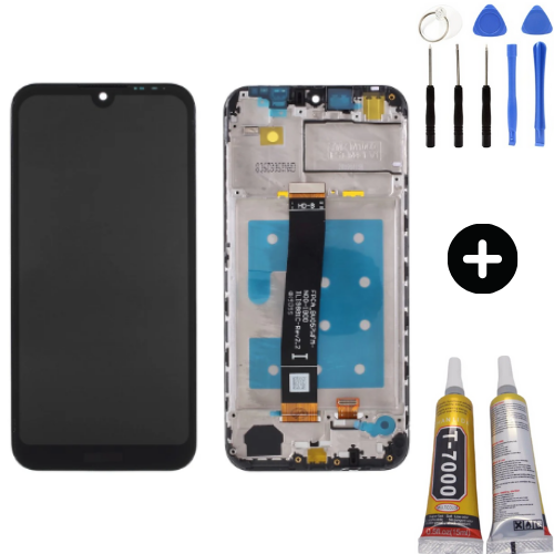 TE Huawei Y5 2019 Uyumlu Çıtalı HK Lcd Ekran Dokunmatik + Montaj Seti