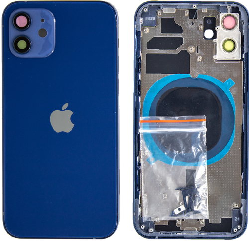 iPhone 12 Uyumlu Boş Kasa Mavi