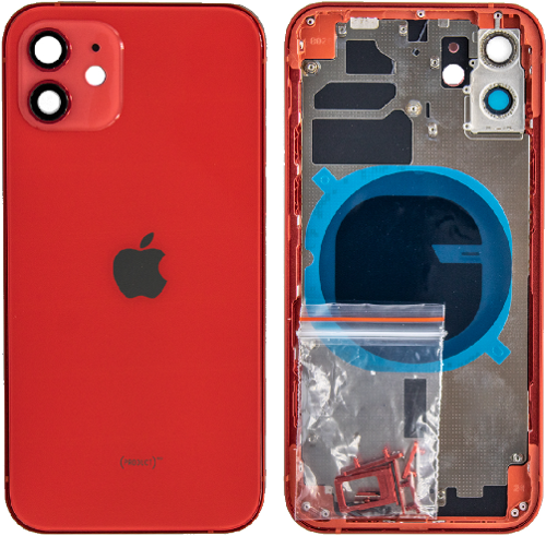 iPhone 12 Uyumlu Boş Kasa Kırmızı