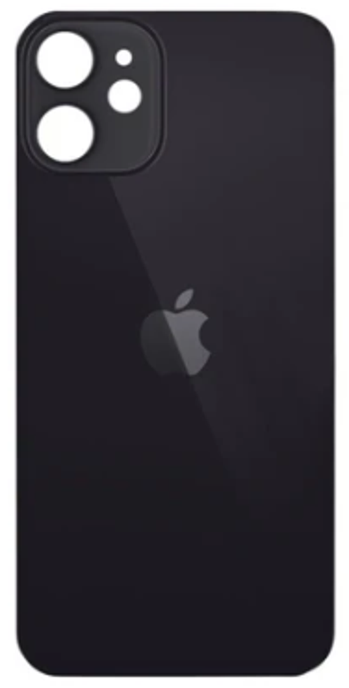 iPhone 12 Mini Uyumlu Arka Pil Batarya Kapak Siyah