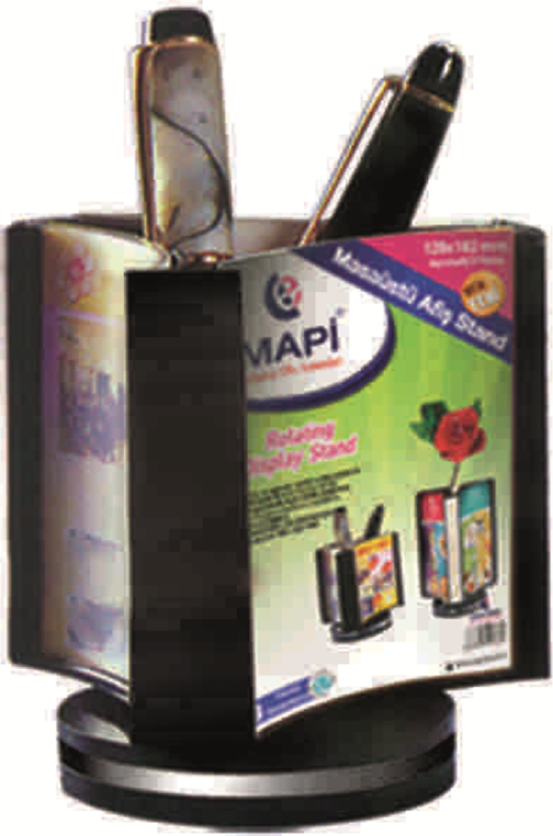 3 YÖNLÜ AFİŞ TAŞIYICI STAND (DÖNERLİ SİS.) (100X100)