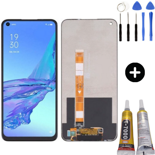 TE Oppo A32 Servis Lcd Dokunmatik Ekran + Montaj Seti