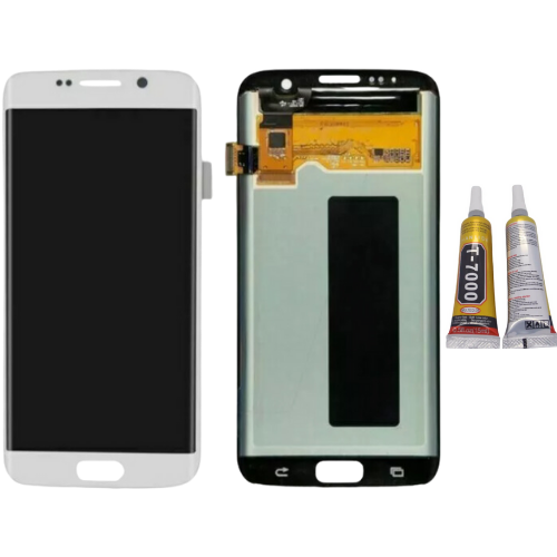 TE Samsung S7 Edge G935F Uyumlu OLED Lcd Ekran Beyaz + B7000