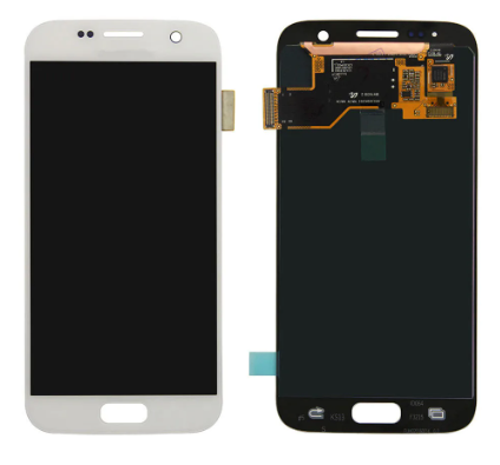 TE Samsung S7 G930F Uyumlu Lcd Ekran Dokunmatik Beyaz