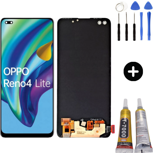 TE Oppo Reno 4 Lite Lcd Dokunmatik Ekran + Montaj Seti