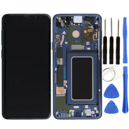 TE Samsung S9 Plus G965 Uyumlu Çıtalı Lcd Ekran Servis + Tamir Seti