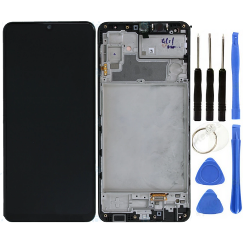 TE Samsung M32 M325 Uyumlu Çıtalı Lcd Ekran + Tamir Seti