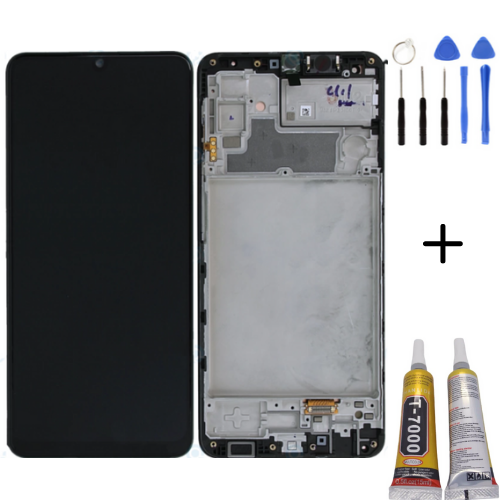 TE Samsung M32 M325 Uyumlu Çıtalı Lcd Ekran + Montaj Kiti