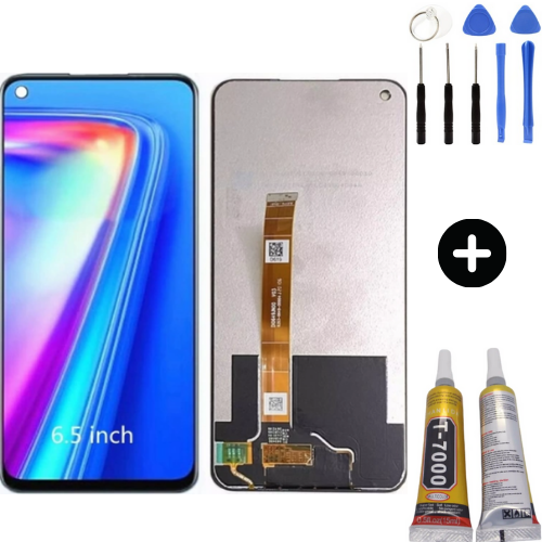 TE Oppo Realme 7 Servis Lcd Dokunmatik Ekran + Montaj Seti