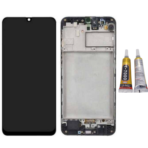 TE Samsung M31 M315 Uyumlu Çıtalı Lcd Ekran + B7000
