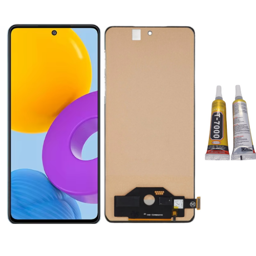 TE Samsung M52 5G M526 Uyumlu OLED Lcd Ekran + B7000 
