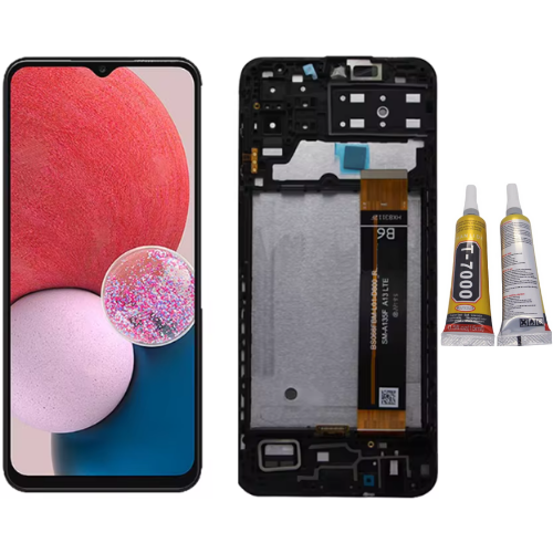 TE Samsung M13 M135 Uyumlu Çıtalı Lcd Ekran Servis + B7000