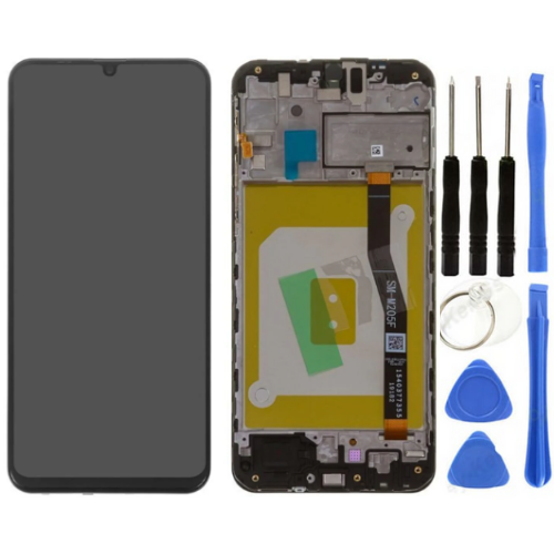 TE Samsung M20 M205 Uyumlu Çıtalı A Kalite Lcd Ekran + Tamir Seti