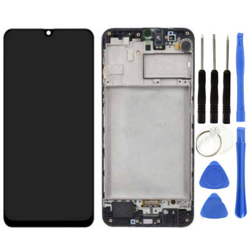 TE Samsung M31 M315 Uyumlu Çıtalı Lcd Ekran + Tamir Seti