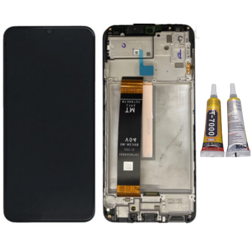 TE Samsung M13 M135 Uyumlu Çıtalı Lcd Ekran Dokunmatik + B7000
