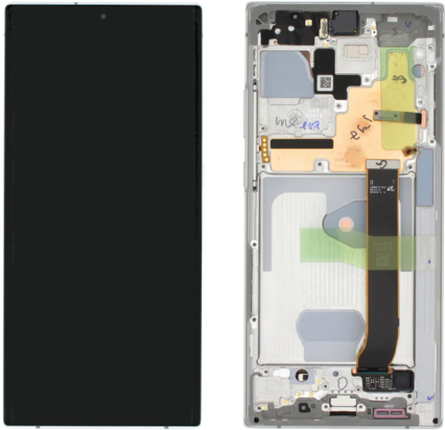 TE Samsung Note 20 Ultra N985 Uyumlu Çıtalı OLED Lcd Ekran Yeşil