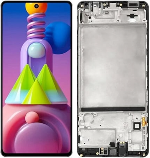 TE Samsung M51 M515 Uyumlu Çıtalı OLED Lcd Ekran Dokunmatik
