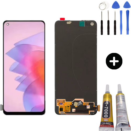 TE Oppo Reno 8 Lcd Dokunmatik Ekran + Montaj Seti
