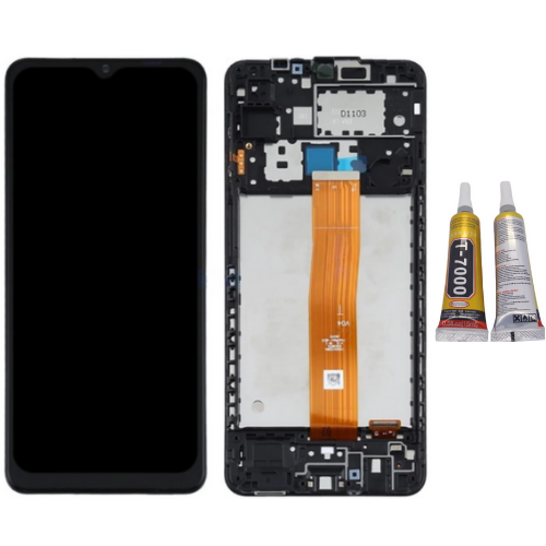 TE Samsung M02 M022 Uyumlu Çıtalı OLED Lcd Ekran + B7000