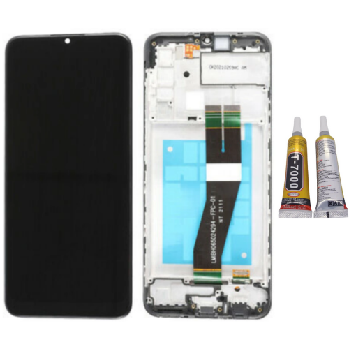 TE Samsung M02S M025 Uyumlu Çıtalı A Kalite Lcd Ekran + B7000