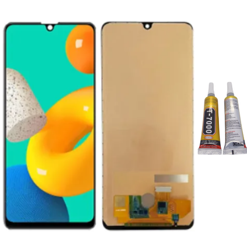 TE Samsung M32 M325 Uyumlu OLED Lcd Ekran + B7000