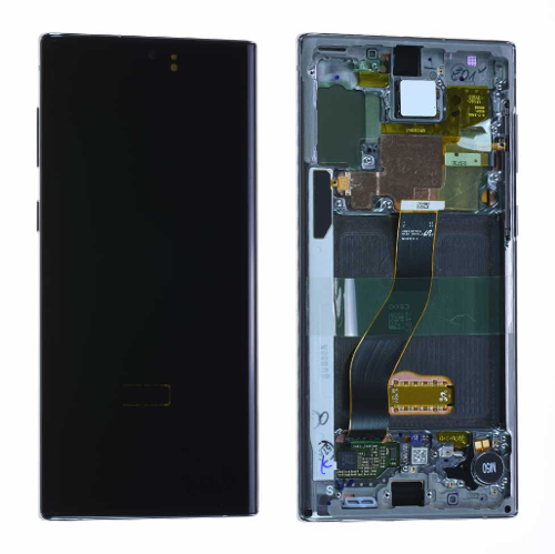 TE Samsung Note 10 N970 Uyumlu Çıtalı OLED Lcd Ekran Mavi 