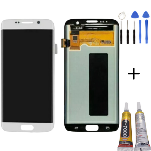 TE Samsung S7 Edge G935F Uyumlu A Kalite Lcd Ekran Beyaz