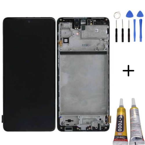 TE Samsung M51 M515 Uyumlu Çıtalı A Kalite Lcd Ekran MontajKiti