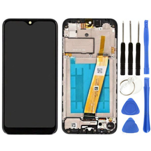TE Samsung M12 M127 Uyumlu Çıtalı A Kalite Lcd Ekran + Tamir Seti