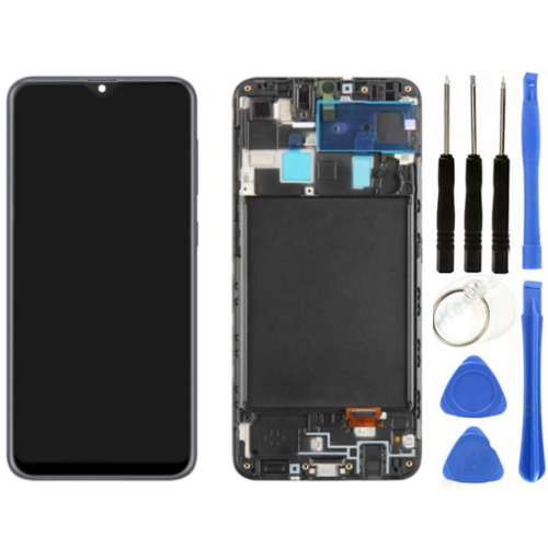 TE Samsung M10s M107 Uyumlu Çıtalı A Kalite Lcd Ekran + Tamir Seti
