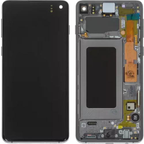 TE Samsung S10 G973F Uyumlu Çıtalı OLED Lcd Ekran Siyah