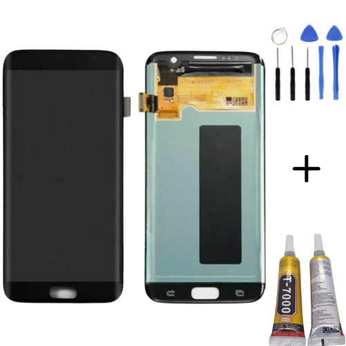 TE Samsung S7 Edge G935F Uyumlu A Kalite Lcd Ekran Siyah 