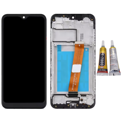 TE Samsung M01 M015 Uyumlu Çıtalı Lcd Ekran Dokunmatik + B7000