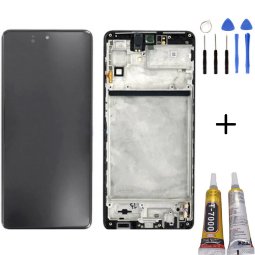 TE Samsung M53 5G M536 Uyumlu Çıtalı A Kalite Lcd Ekran + Full Set
