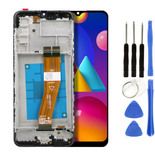 TE Samsung M02S M025 Uyumlu Çıtalı OLED Lcd Ekran + Tamir Seti