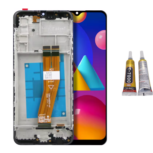 TE Samsung M02S M025 Uyumlu Çıtalı Lcd Ekran Servis + B7000