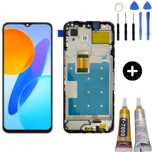 TE Huawei Honor x6 Uyumlu Çıtalı HK Lcd Ekran Dokunmatik + Montaj Seti