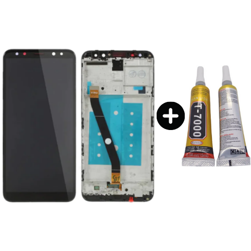 TE Huawei Mate 10 Lite Uyumlu Çıtalı Servis Lcd Ekran Dokunmatik + B7000