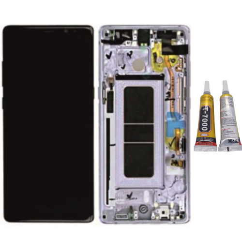 TE Samsung Note 8 N950 Uyumlu Çıtalı OLED Lcd Ekran Beyaz B7000